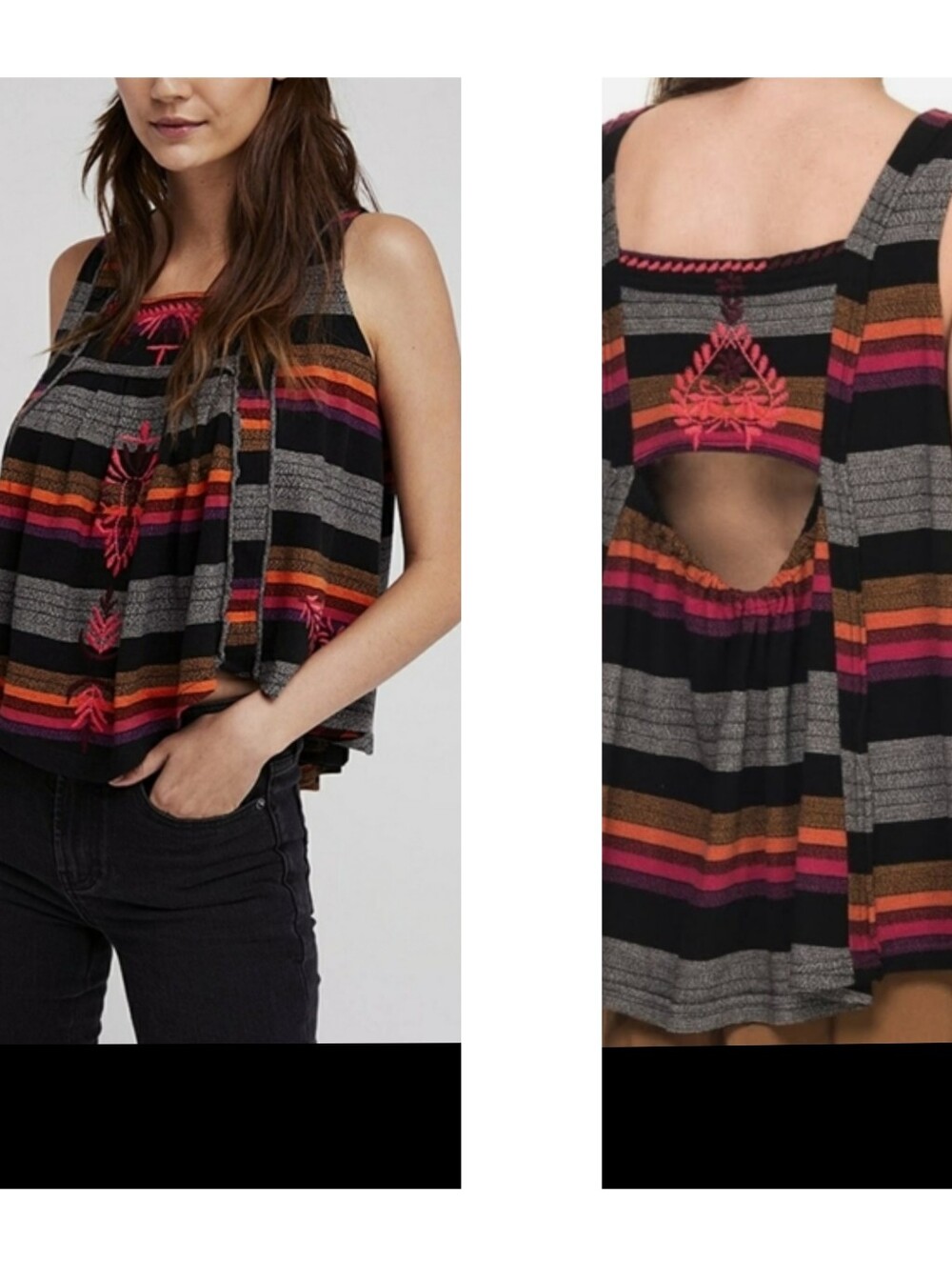 Free People Strip Top Size XS